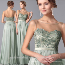 Wholesale Good Quality New Elegant Lace Beaded formal Long Sheath Beach Bridesmaid Dresses Long LB40